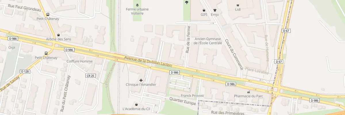 Plan du 42 Av de la Division Leclerc à Châtenay-Malabry
