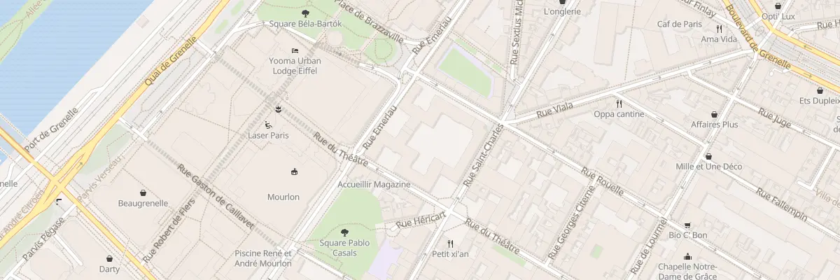 Plan du 54 Pl Saint-Charles à Paris 15e Arrondissement
