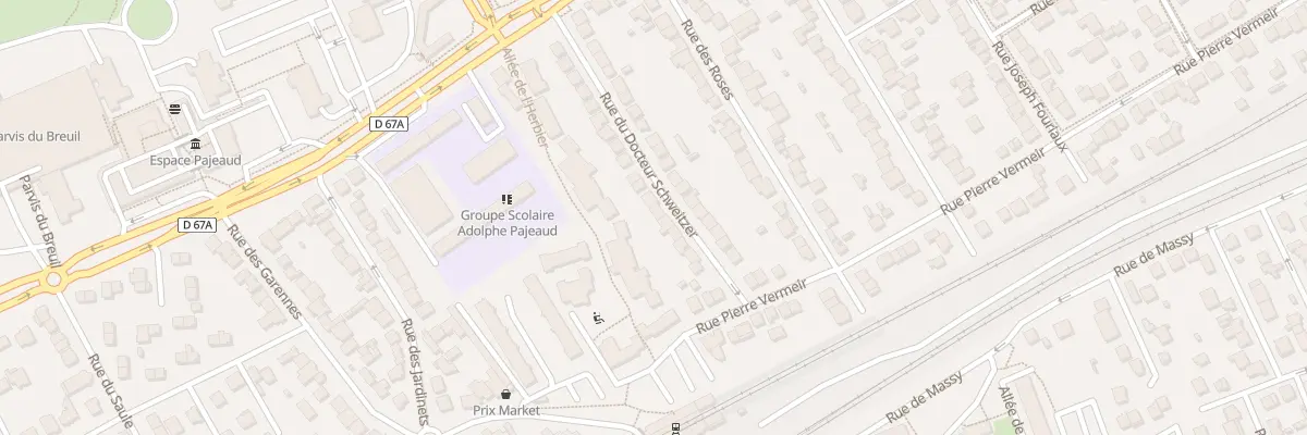 Plan du 28 Rue du Docteur Schweitzer à Antony