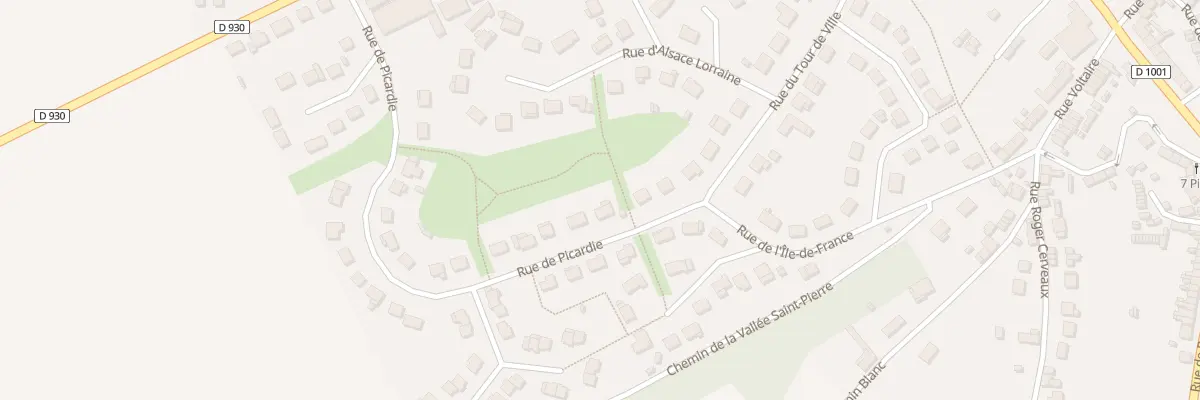 Plan du 6 Rue de Picardie à Breteuil