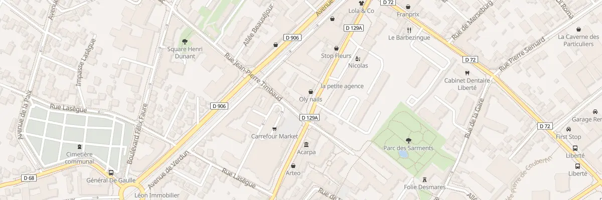 Plan du 34 Rue Gabriel Péri à Châtillon
