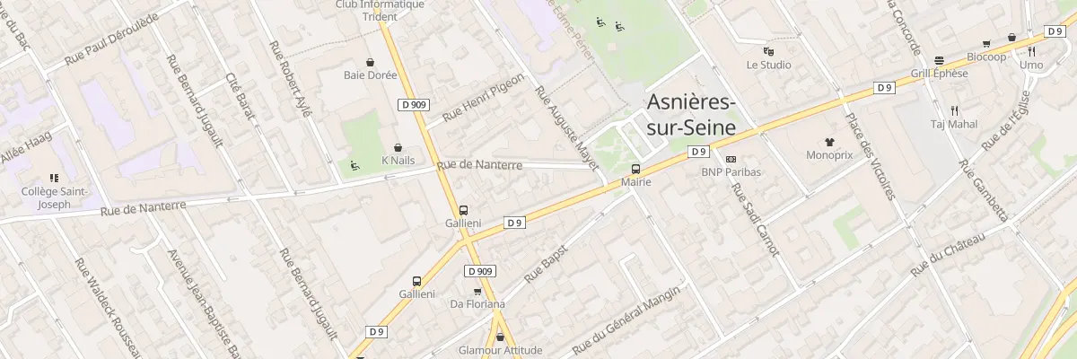 Plan du 72 Rue de Nanterre à Asnières-sur-Seine