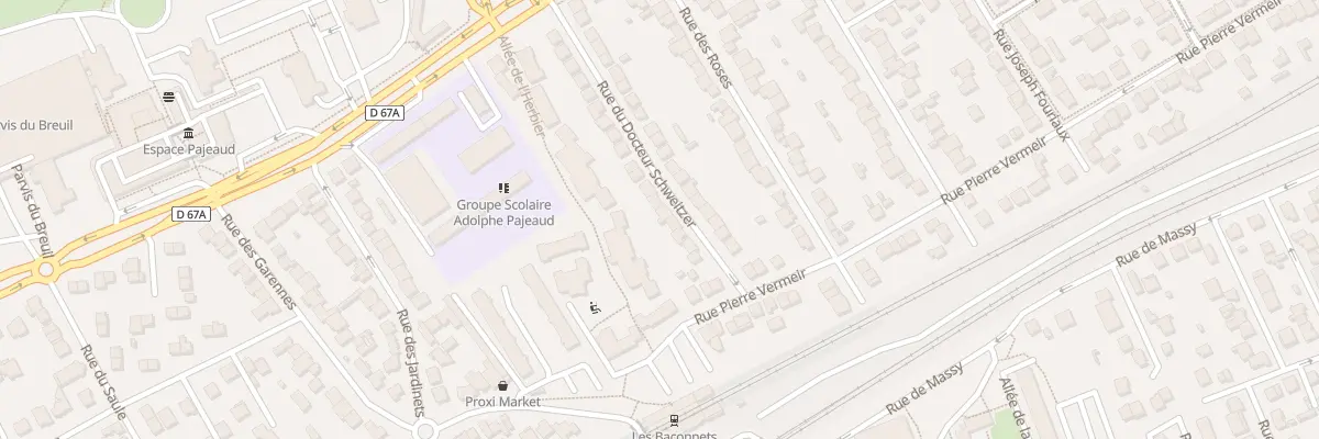 Plan du 30 Rue du Docteur Schweitzer à Antony