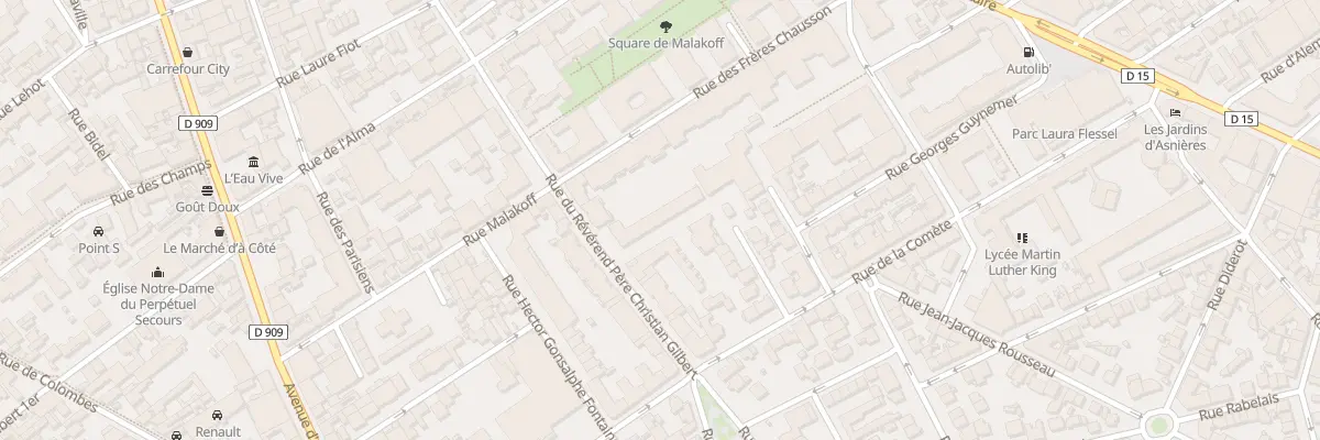 Plan du 38 Rue du R P Ch Gilbert à Asnières-sur-Seine