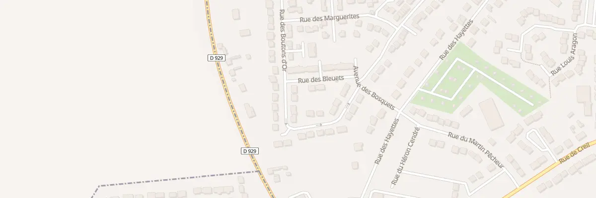 Plan du 3 Rue des Coquelicots à Bernes-sur-Oise