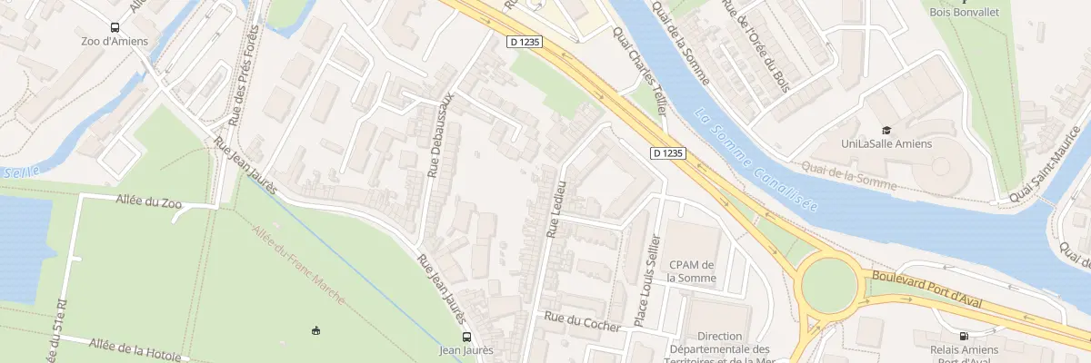 Plan du 73 Rue Ledieu à Amiens