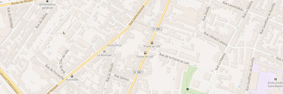 Plan du 206 Rue de Paris à Amiens