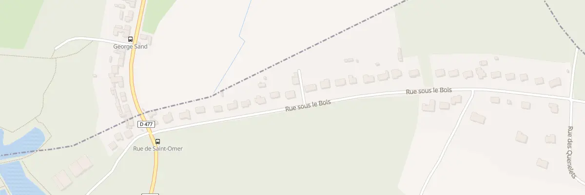 Plan du 217 Rue sous le Bois à Heuringhem