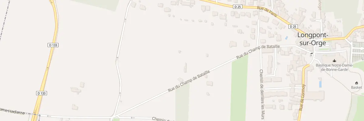 Plan du 34 Rue du Champ de Bataille à Longpont-sur-Orge