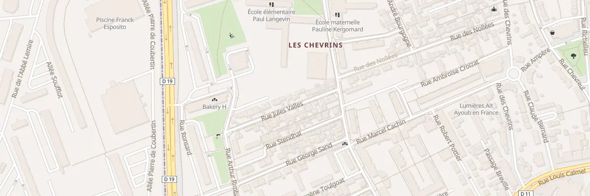 Plan du 14 Rue Jules Vallés à Gennevilliers