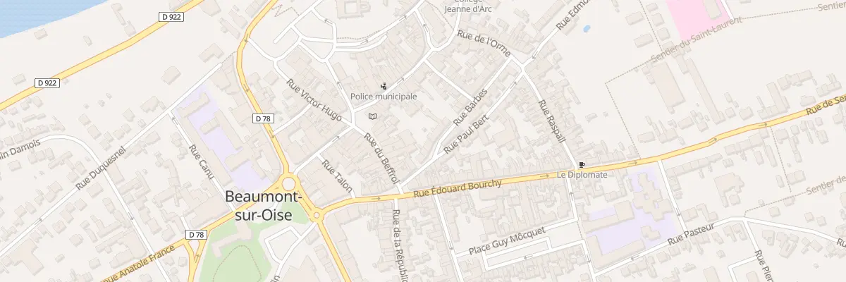 Plan du 5B Rue Paul Bert à Beaumont-sur-Oise