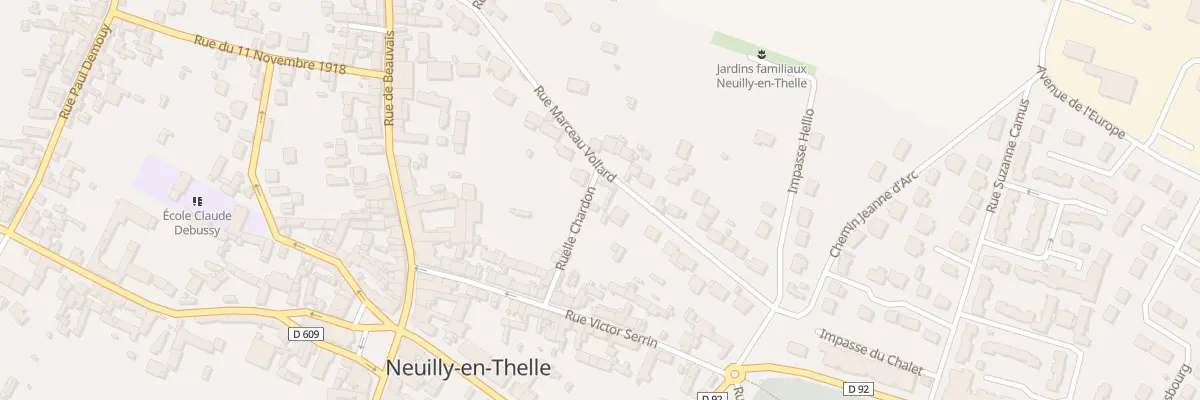 Plan du 28 Rue Marceau Vollard à Neuilly-en-Thelle