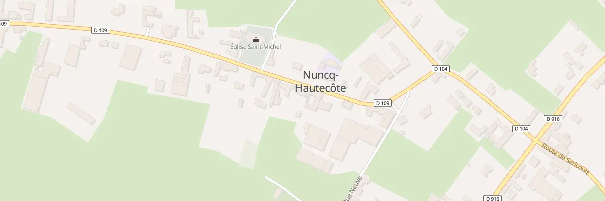 Plan du 13 Grand Rue à Nuncq-Hautecôte