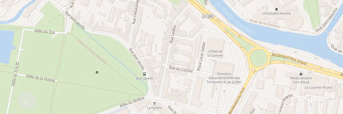 Plan du 16 Rue Ledieu à Amiens