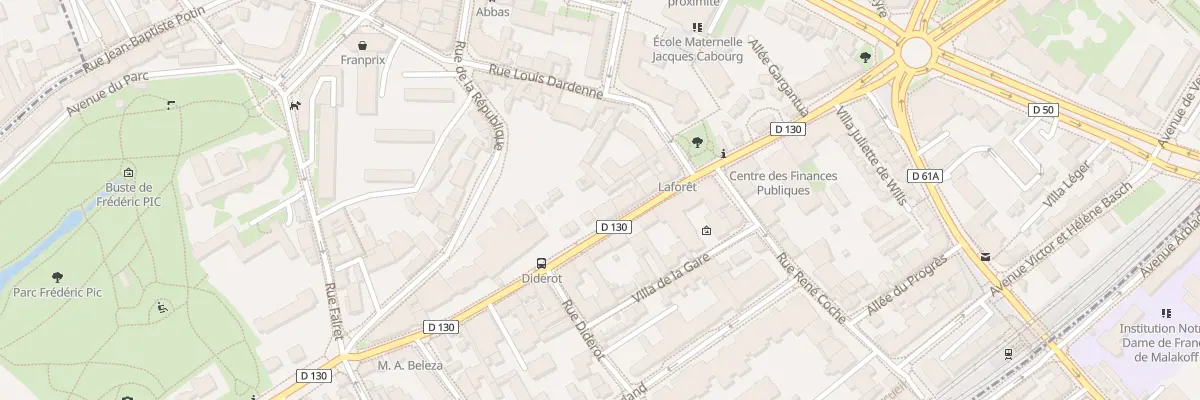 Plan du 25 Rue Raymond Marcheron à Vanves