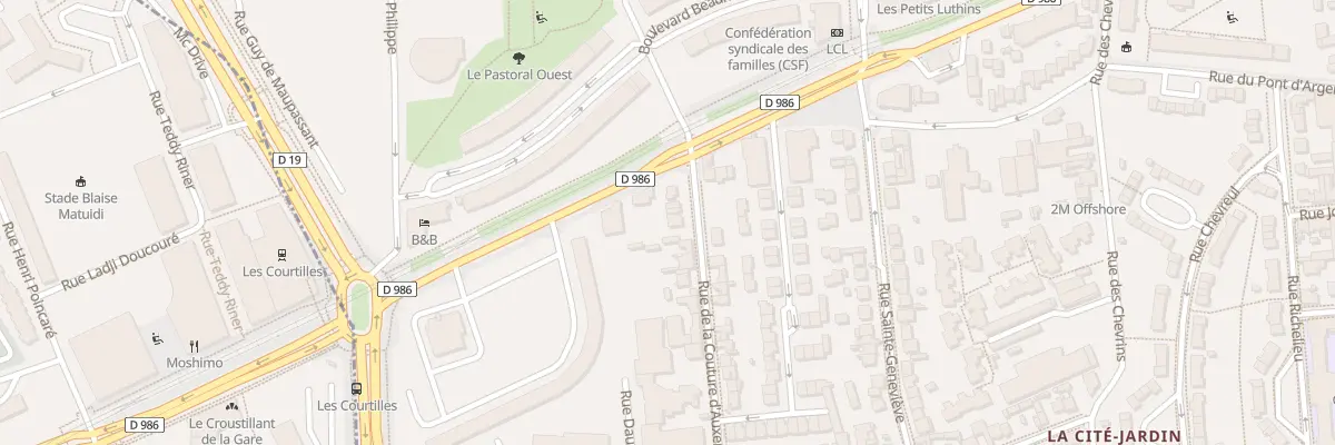 Plan du 135 Rue de la Couture Auxerre à Gennevilliers