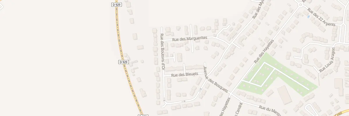Plan du 4 Rue des Boutons d’Or à Bernes-sur-Oise