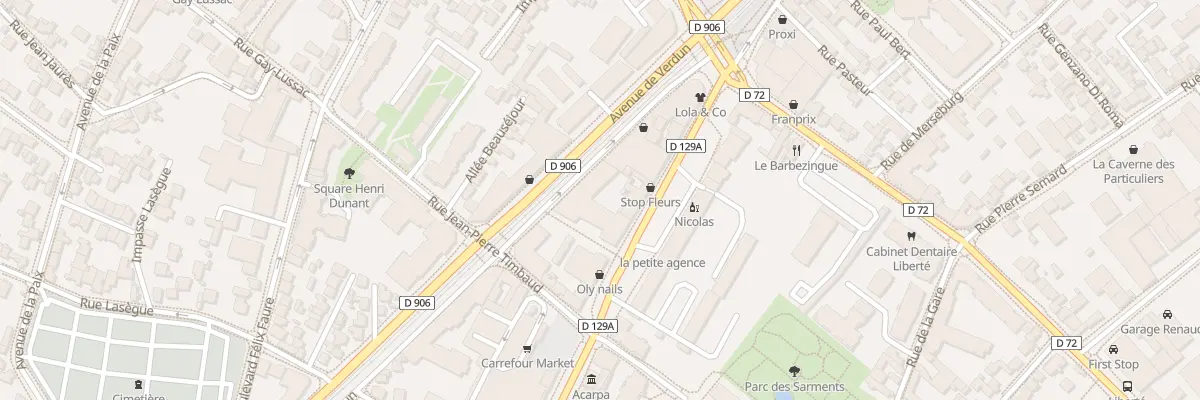 Plan du 3 All Charles Aznavour à Châtillon