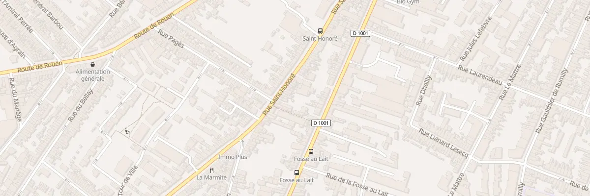Plan du 99 Rue Saint-Honoré à Amiens