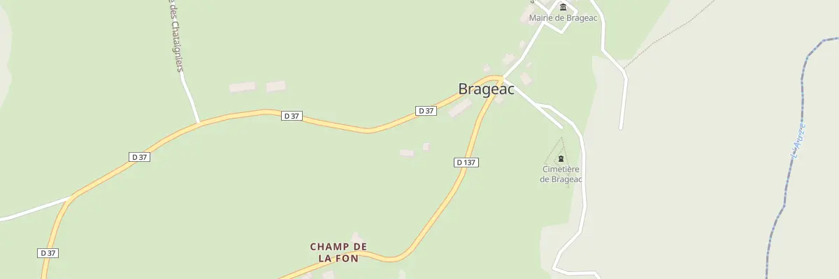 Plan du 5019 Le Bourg à Brageac