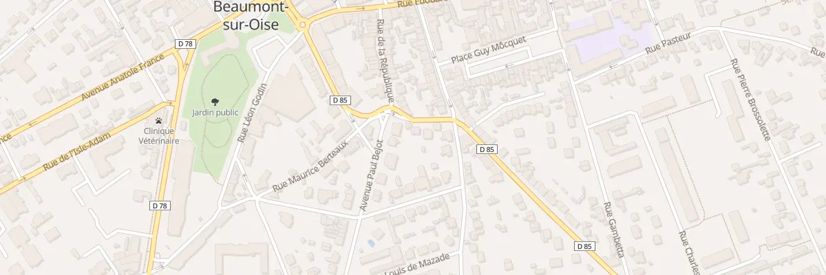 Plan du 26 Rue de la République à Beaumont-sur-Oise