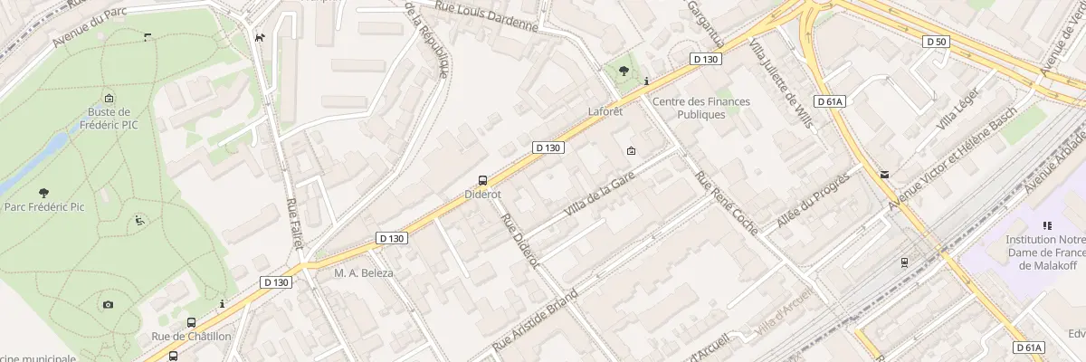 Plan du 30 Rue Raymond Marcheron à Vanves