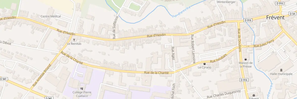 Plan du 41 Rue d’Hesdin à Frévent