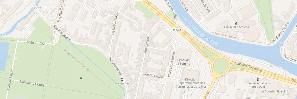 Plan du 36 Rue Ledieu à Amiens