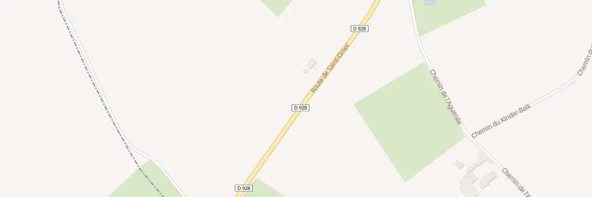 Plan du 22 Rte de Saint Omer à Lederzeele