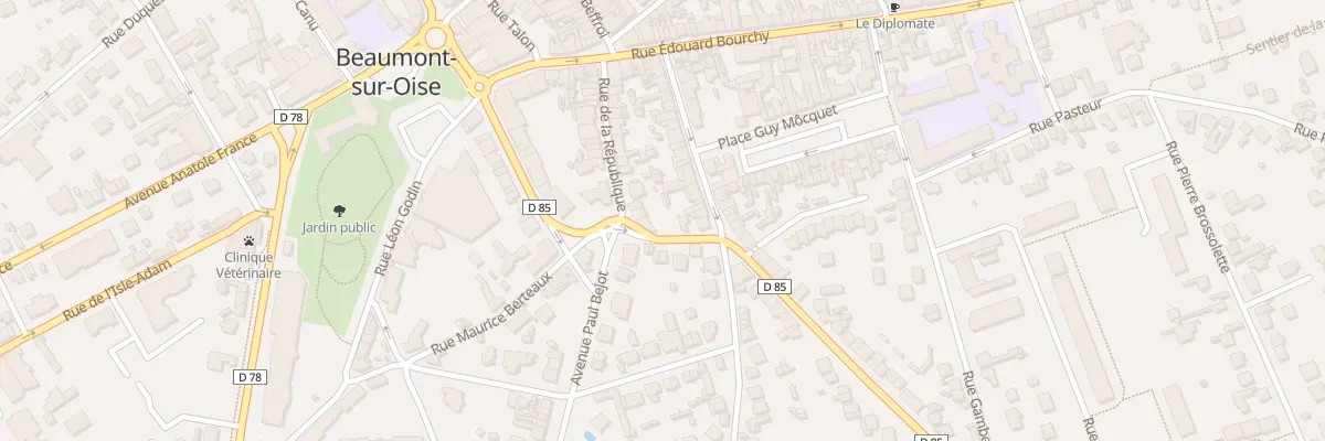 Plan du 19B Rue de la République à Beaumont-sur-Oise