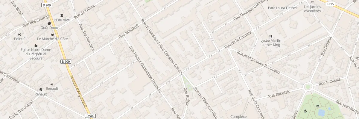 Plan du 34B Rue du R P Ch Gilbert à Asnières-sur-Seine