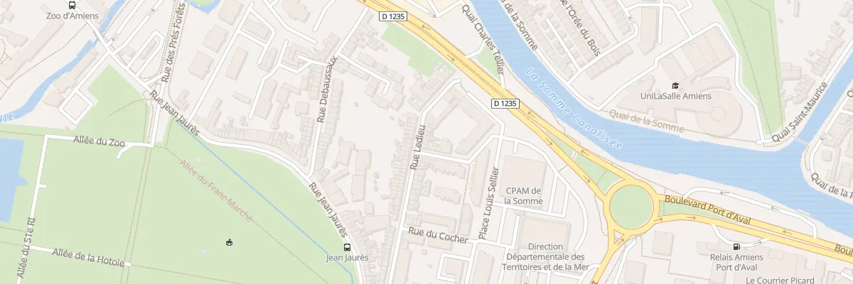 Plan du 40 Rue Ledieu à Amiens
