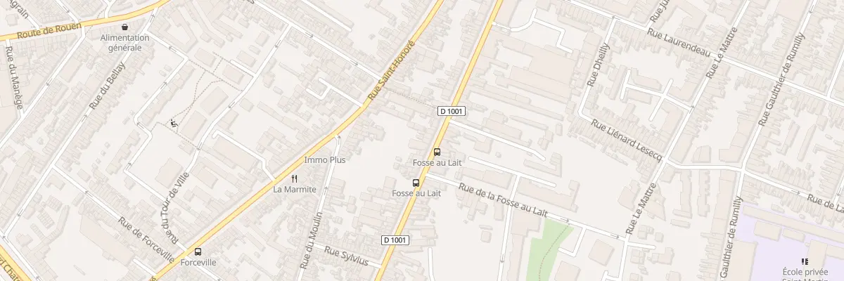 Plan du 192 Rue de Paris à Amiens