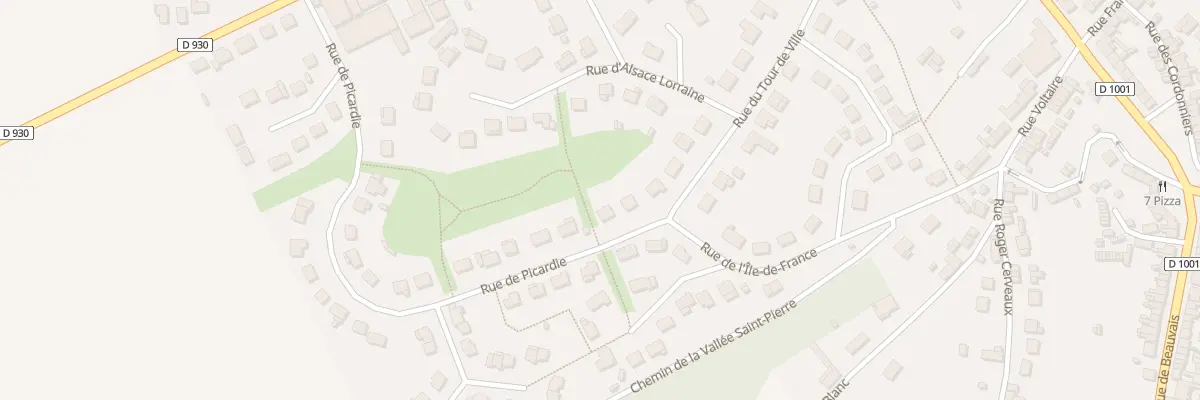 Plan du 4 Rue de Picardie à Breteuil