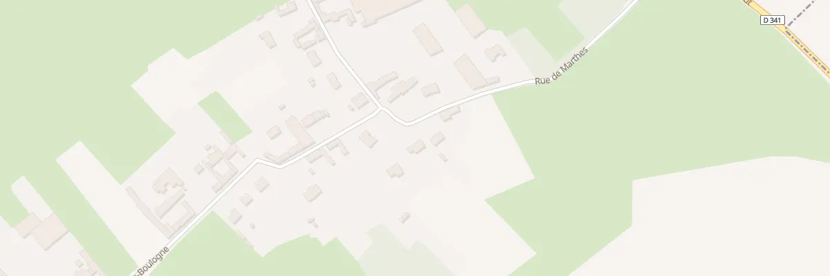 Plan du 1 Rue de Marthes à Enquin-lez-Guinegatte