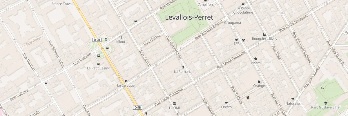 Plan du 68 Rue Aristide Briand à Levallois-Perret