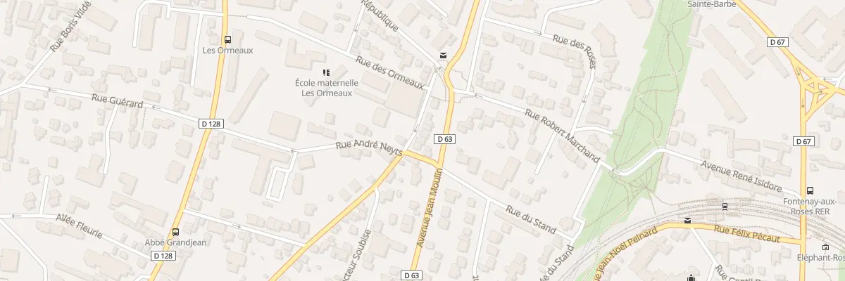 Plan du 11 Rue la Fontaine à Fontenay-aux-Roses