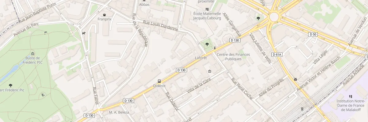Plan du 27 Rue Raymond Marcheron à Vanves