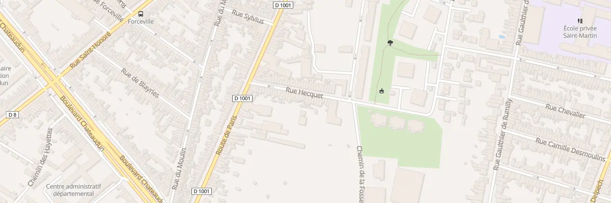 Plan du 40 Rue Hecquet à Amiens