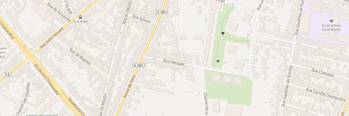 Plan du 35 Rue Hecquet à Amiens