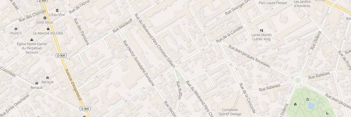 Plan du 34 Rue du R P Ch Gilbert à Asnières-sur-Seine