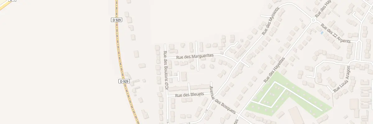 Plan du 20 Rue des Marguerites à Bernes-sur-Oise