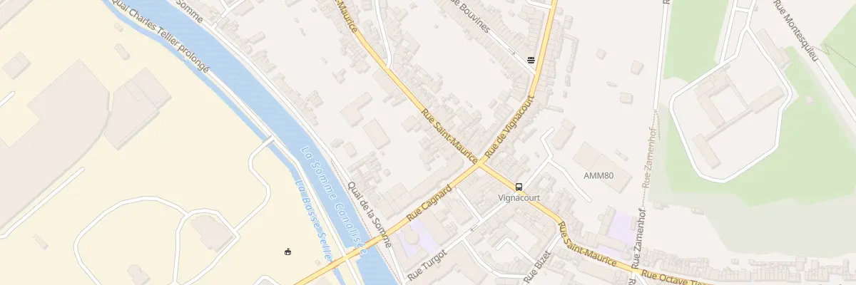 Plan du 85 Rue Saint-Maurice à Amiens