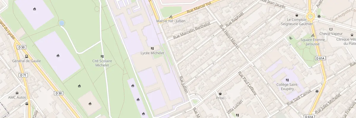 Plan du 1 Rue Raphaël à Vanves