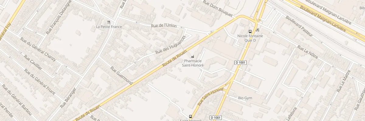Plan du 55 Rue de Rouen à Amiens