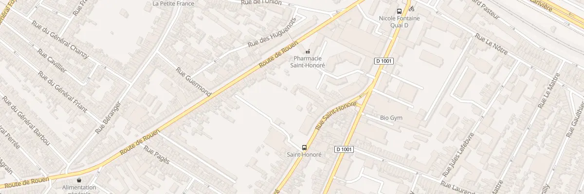 Plan du 52 Rue Saint-Honoré à Amiens
