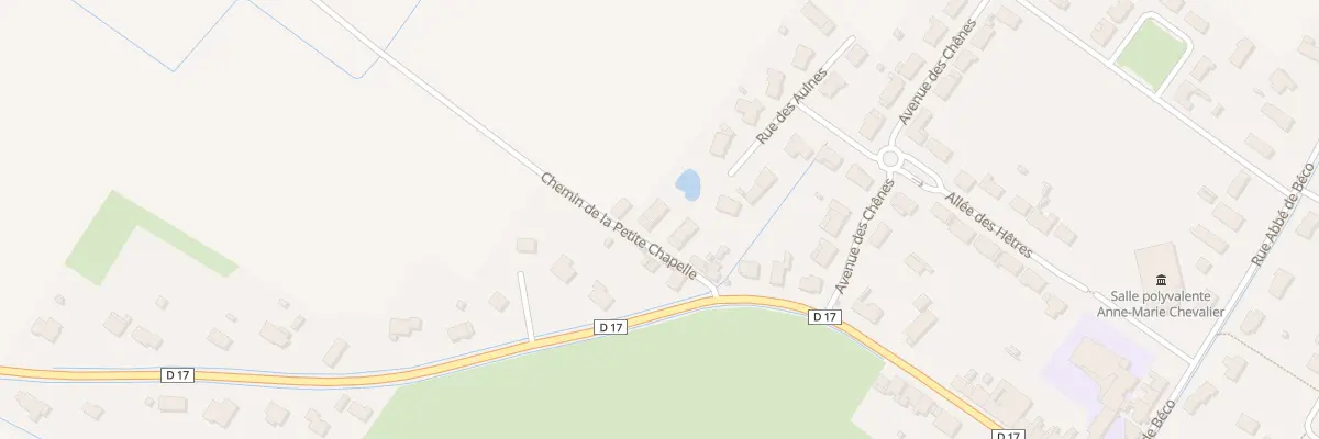 Plan du 3 Che de la Petite Chapelle à Brouckerque