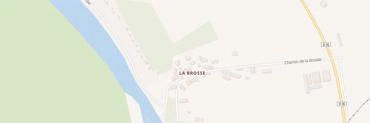 Plan du 221 La Brosse à Lunery