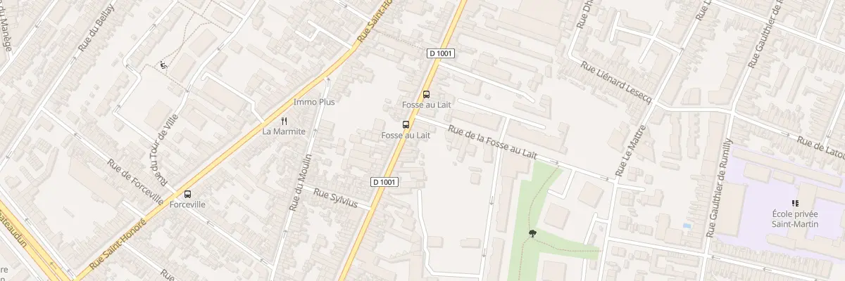 Plan du 227 Rue de Paris à Amiens