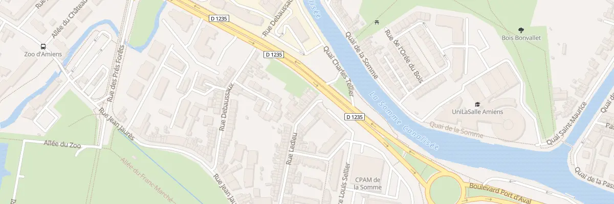 Plan du 95 Rue Ledieu à Amiens